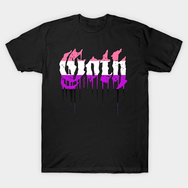 Goth genderfluid T-Shirt by Wicked9mm